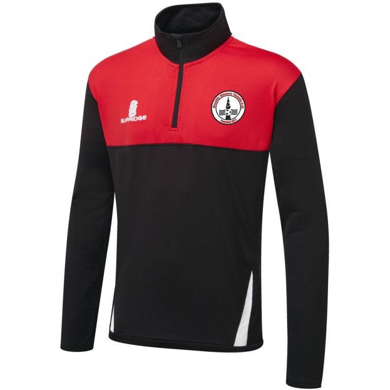 South Shore FC - Blade Performance Top - Black / Red / White
